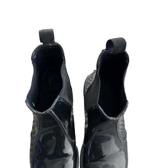 Dr. Martens - Faun Black Patent Leather Slip On Chelsea Boot Sz 9 - Picture 4 of 14